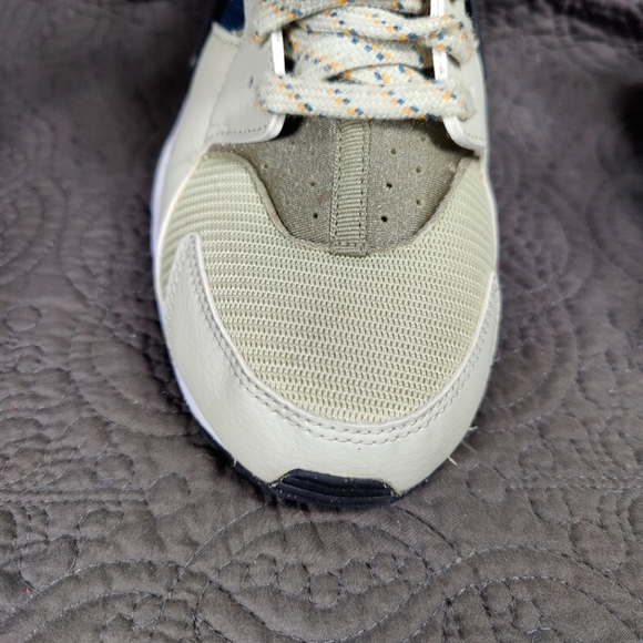 Nike Air Huarache Run Low Light Stone Marina Sneakers Big Kids Shoes Size 6.5Y - Picture 5 of 9